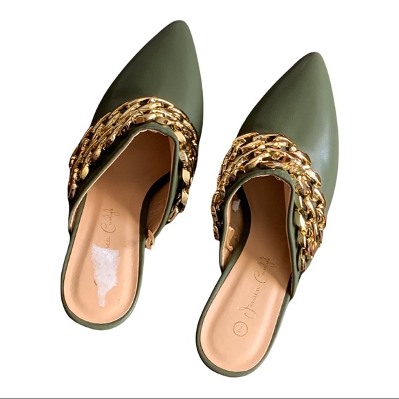 Jessica Carlyle heels - Olive, Size7 - Picture 3 of 13